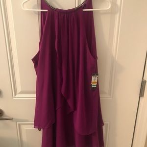 SLNY formal mini dress
